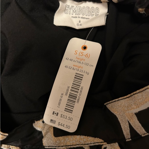 NWT Gymboree black skirt with gold deer - Picture 4 of 4